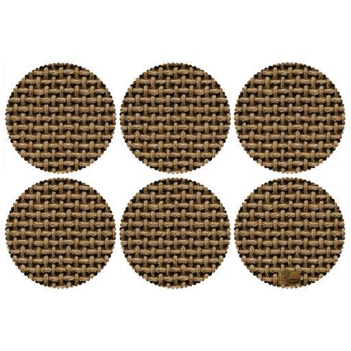 زیربشقابی مخمل رنس مدل U2-42539 سایز 30x30 سانتی متر